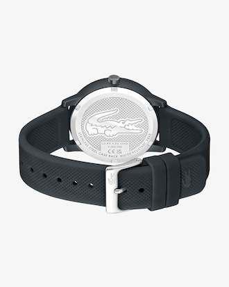 Lacoste.12.12 Move 3 Hands Watch Black Silicone