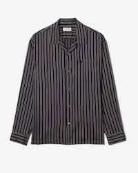 Men's Relaxed Fit Striped Lyocell Shirt