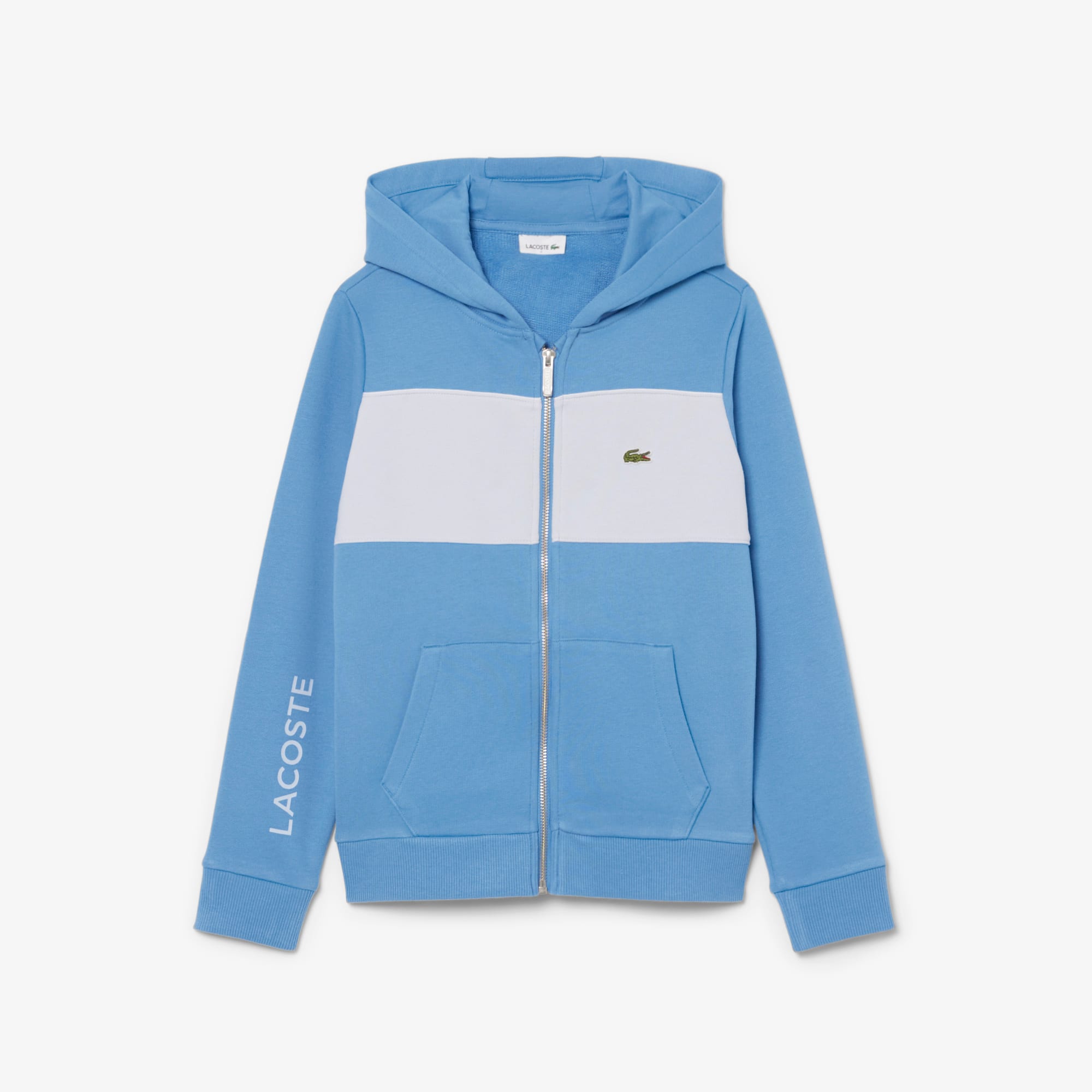 Lacoste Colour-Block Zipped Hoodie