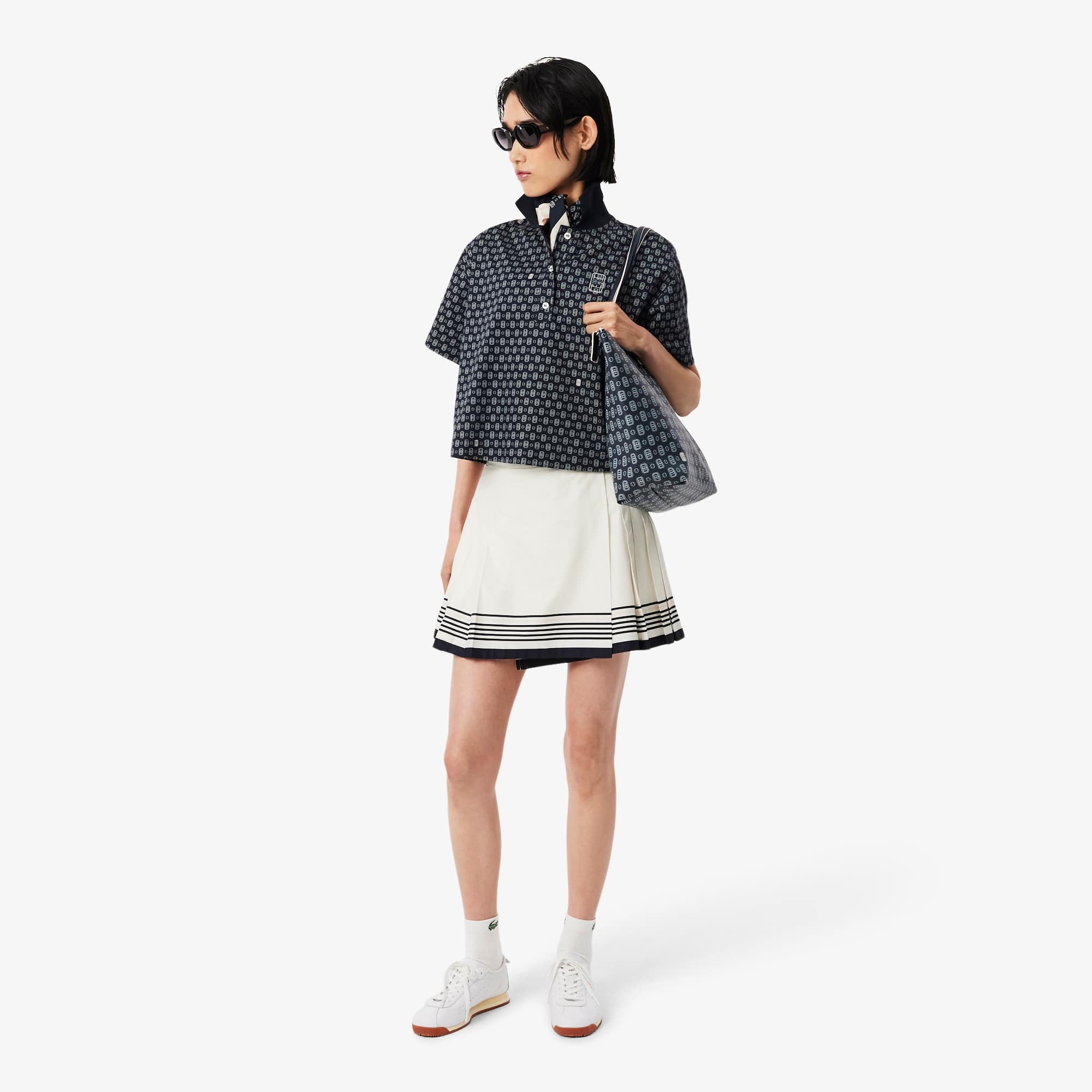 Short Pleated Wrap Skirt - Shorts & Skirts - New In 2026 | Lacoste