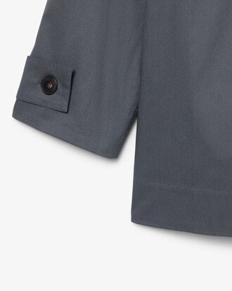 Runway Oversized Twill Mini Dress