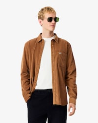 Men's Regular Fit Velour Shirt