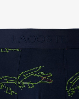 Men's Stretch Cotton Croc Print Boxer Briefs