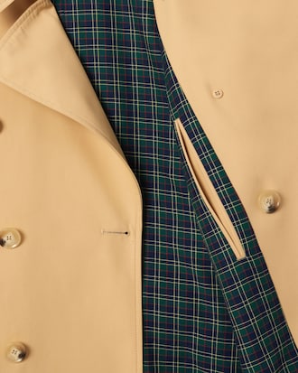 Gabardina oversize repelente al agua