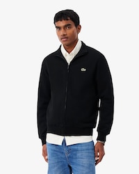 Zipped Cotton Fleece Sweatshirt