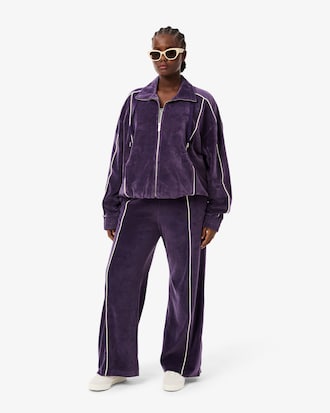 Women's Trim Accent Velour Sweatpants