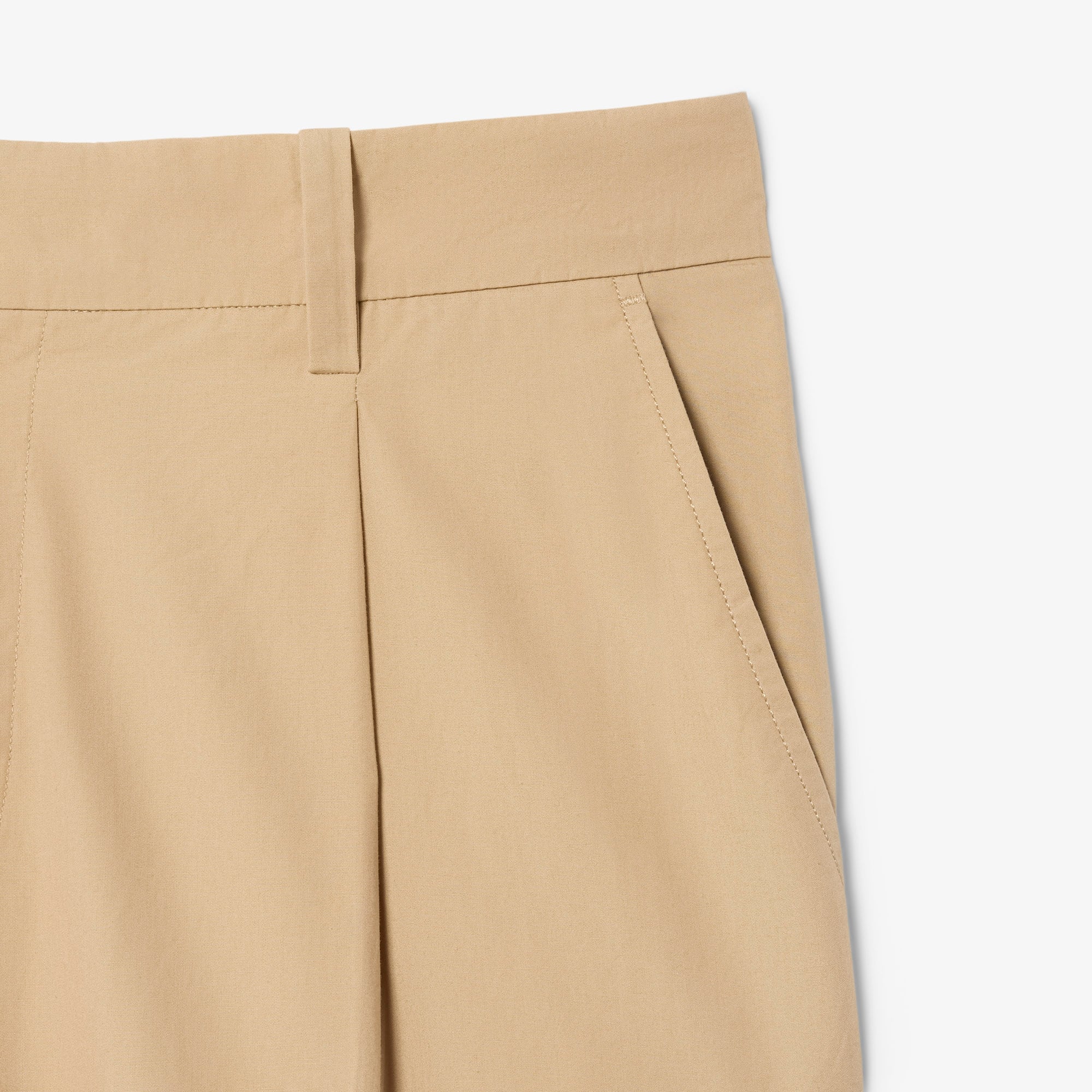 Straight Fit Cotton Chino Pants