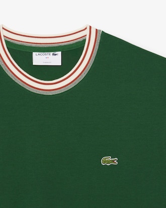 Men's Made In France Stripe Neck T-Shirt