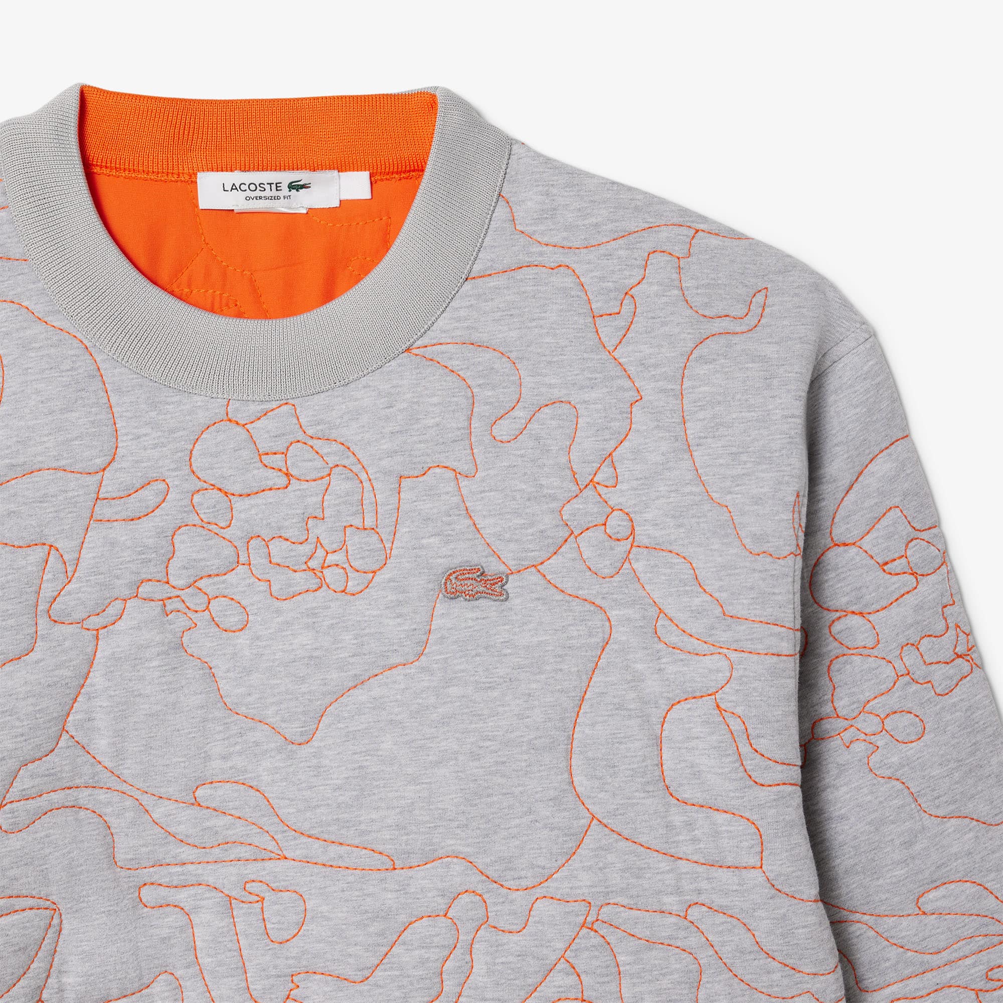 スウェット・トレーナー JERSEY OVERSIZED SWEATSHIRT WITH LOGO EMBROIDERY Unisex KENZO Embroided Tiger Gray Jumper Sweatshirt Size S