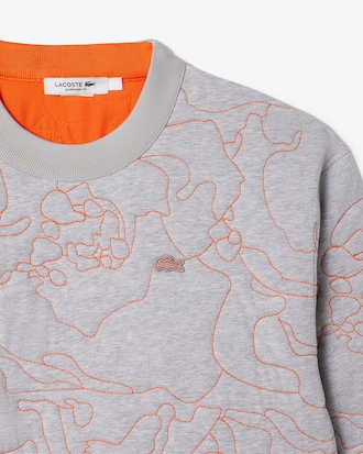Women's Oversized Reversible Embroidered Sweatshirt