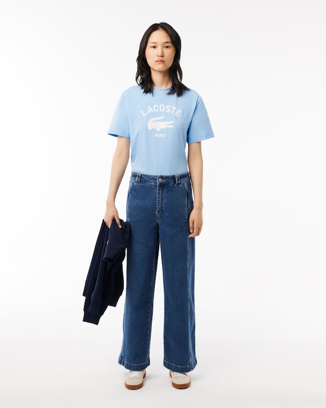 Unisex Classic Fit Logo Print T-Shirt