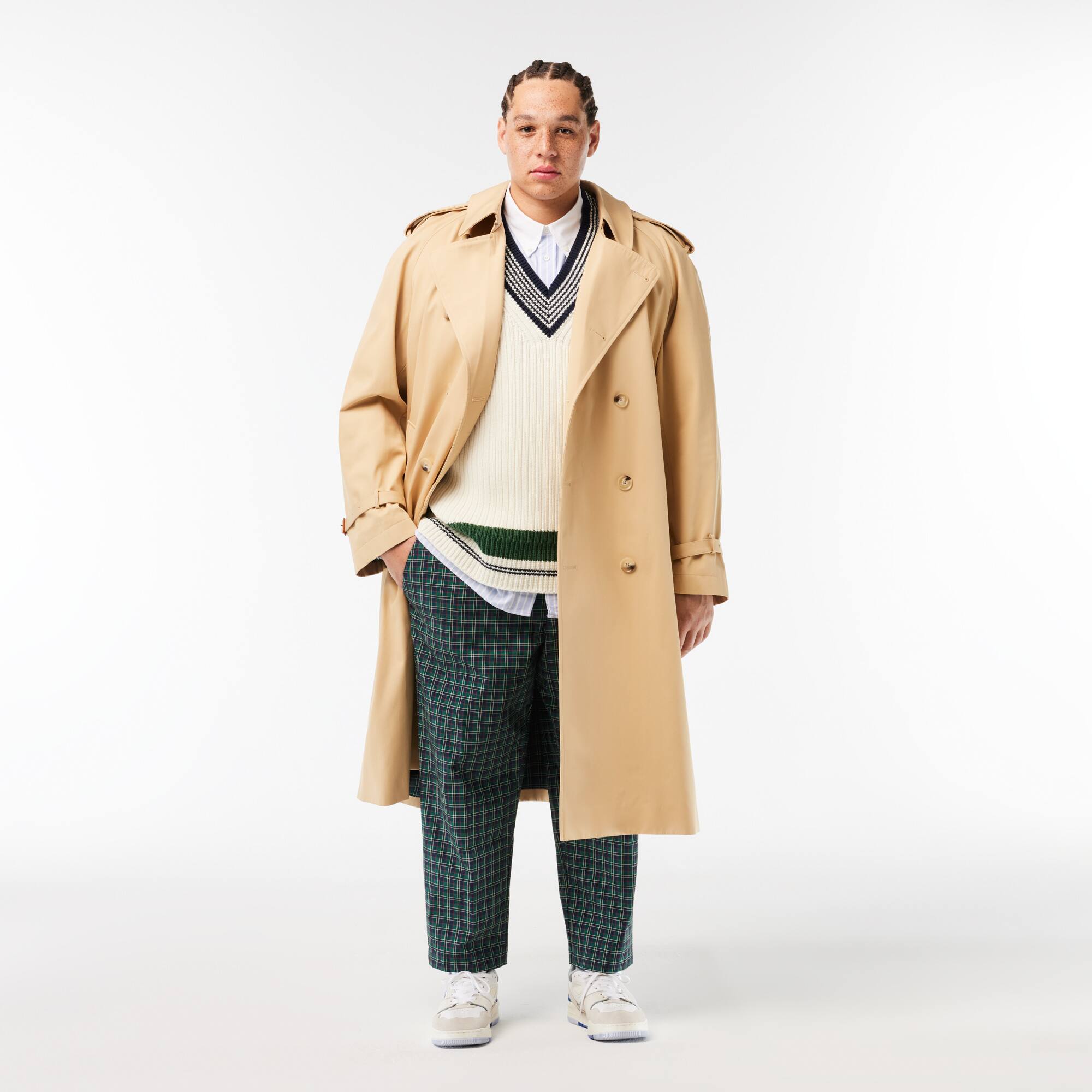 トップス SUPREME 17SS LACOSTE Tennis Sweater XL Supreme Lacoste New Collection Lookbook Affordable Line