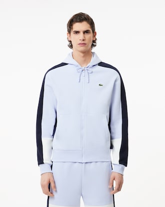 Men's Zip-Up Colorblock Hoodie