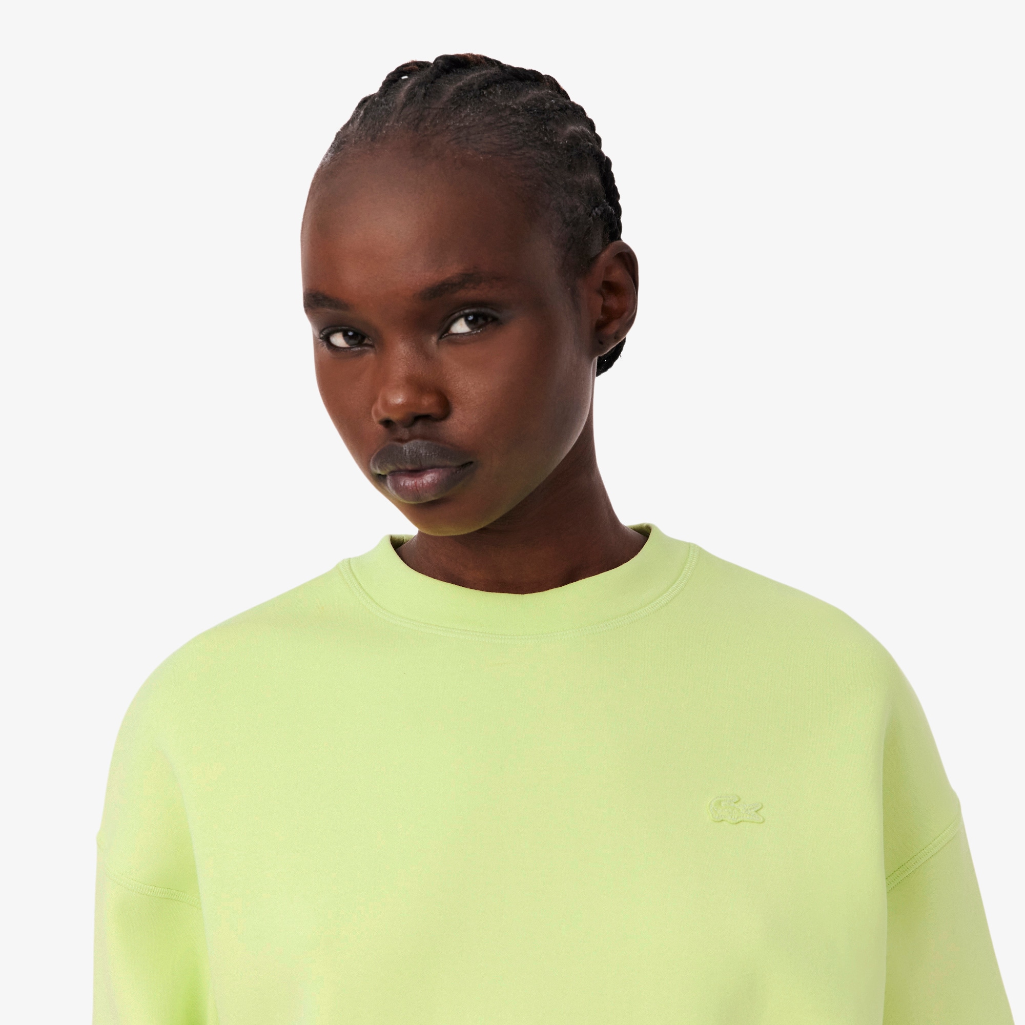 Oversized Double Face Jersey Sweatshirt - Sweaters & Sweatshirts