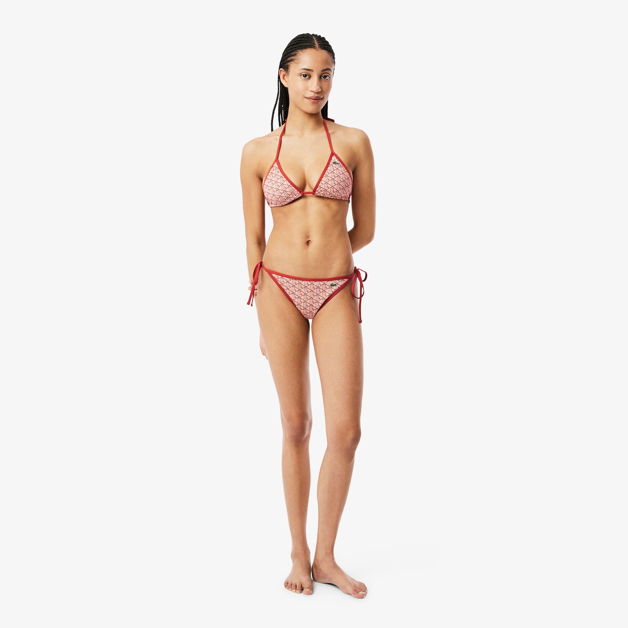Lacoste Women's Printed Swim Bottoms