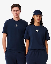 T-shirt coton imprimé signature
