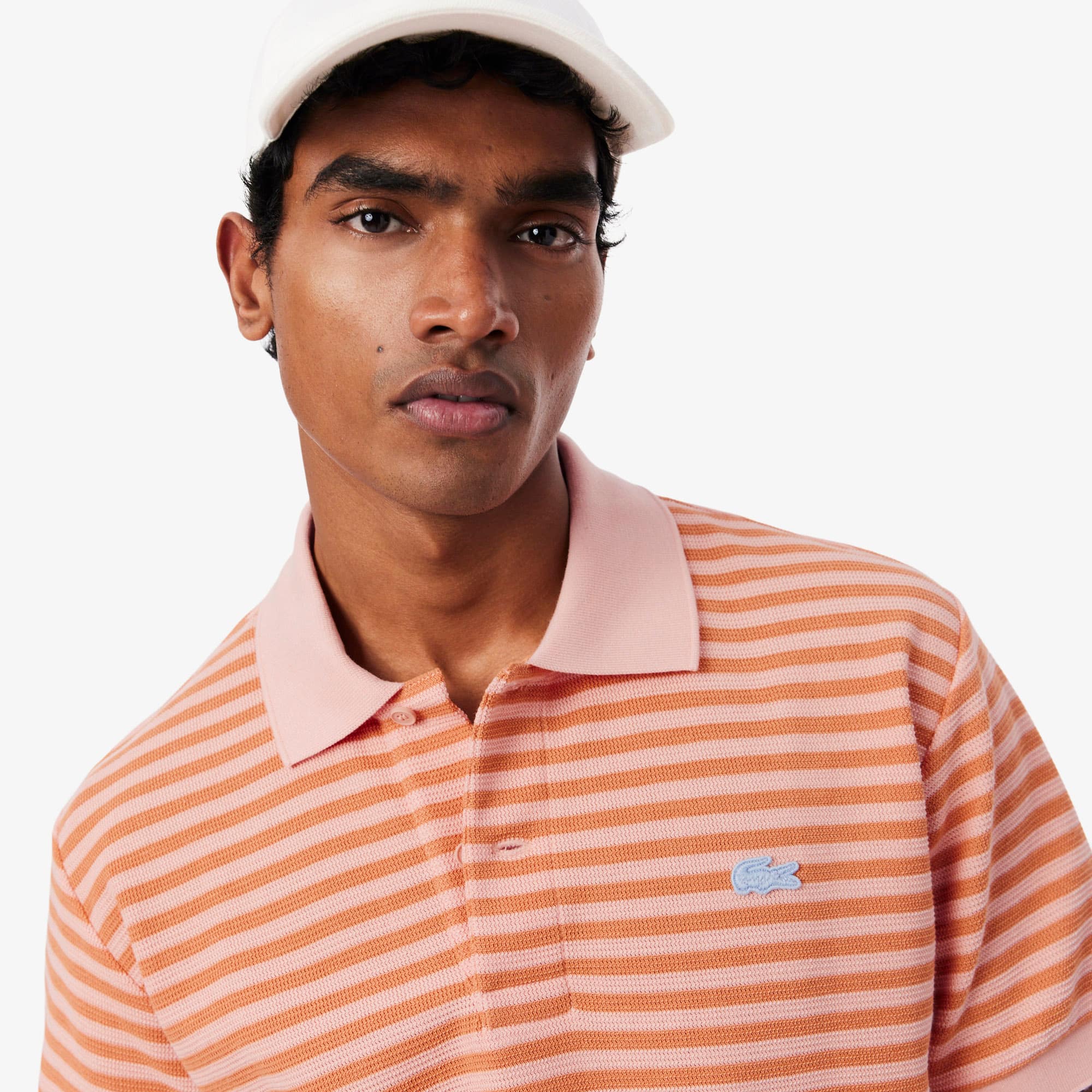 Classic Fit Textured Striped Polo Shirt - Polo Shirts - New In