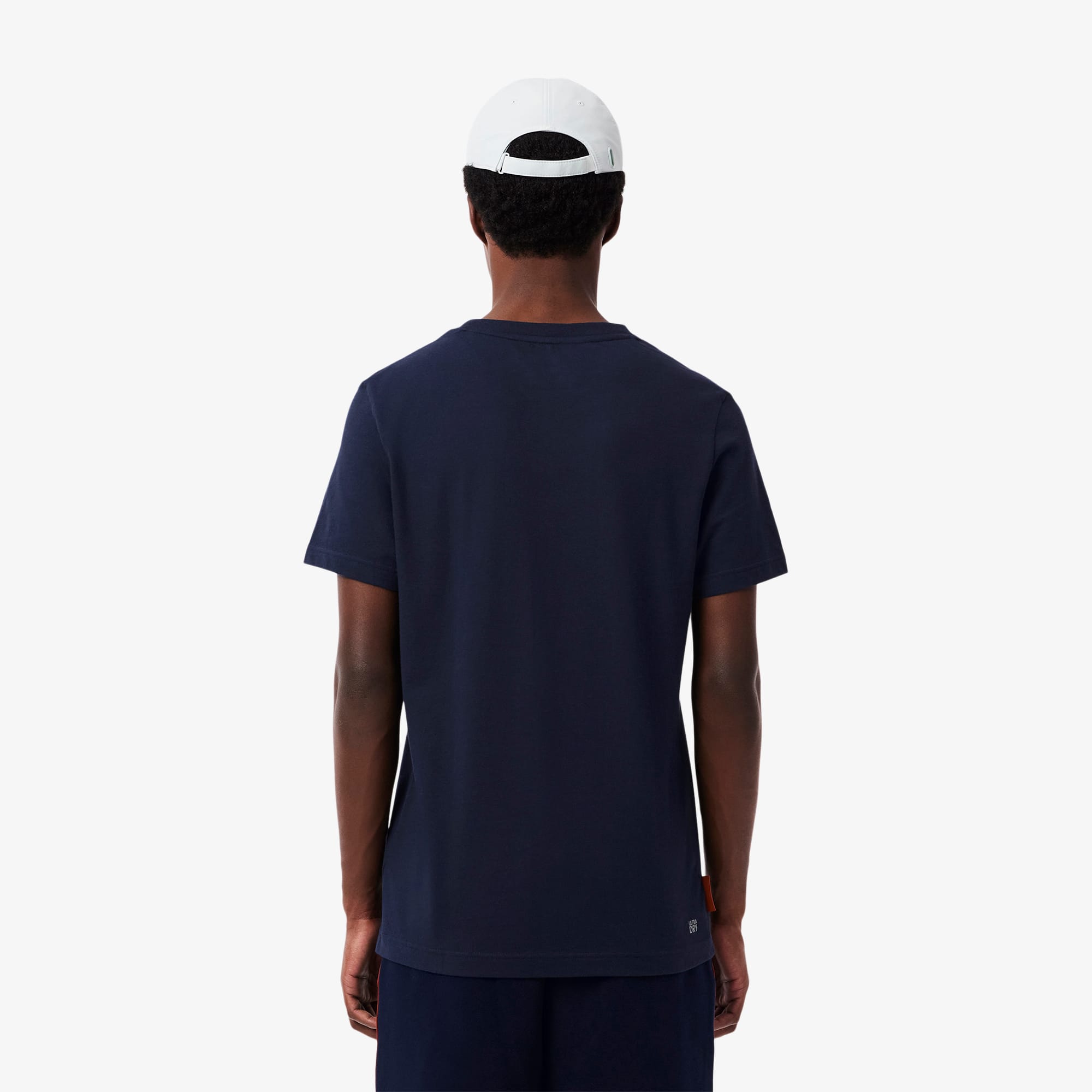 hirotasLACOSTE 「ROLAND GARROS」 Men's Roland-Garros Edition Ultra Dry Tennis T-Shirt - T