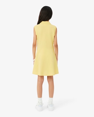 Sleeveless Stretch Piqu&eacute; Dress