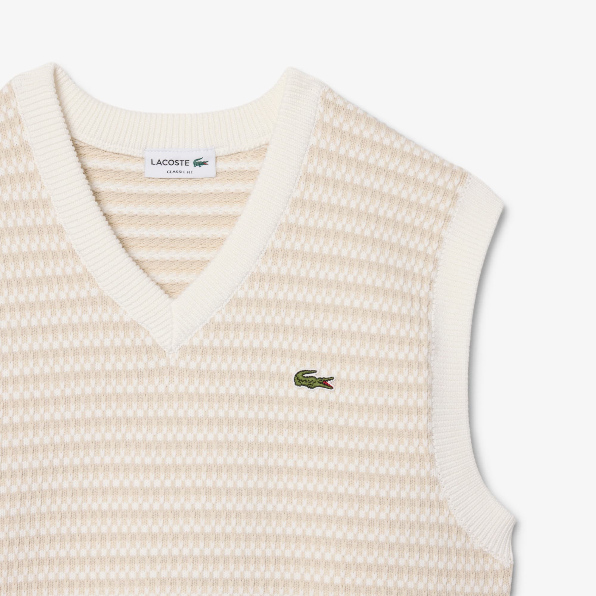 Striped Knit Sweater Vest