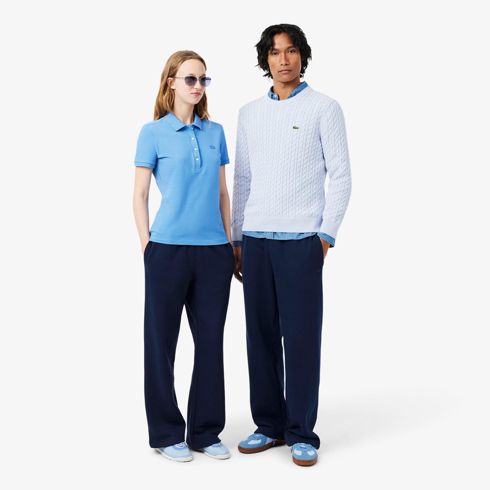 Lacoste Loose Fit Fleece Joggers