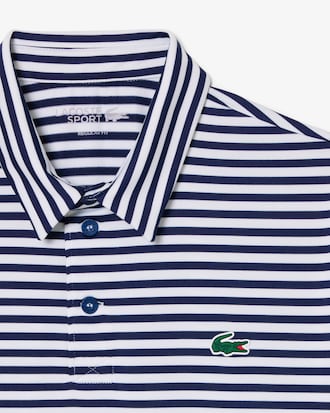 Regular Fit Ultra Dry Striped Golf Polo