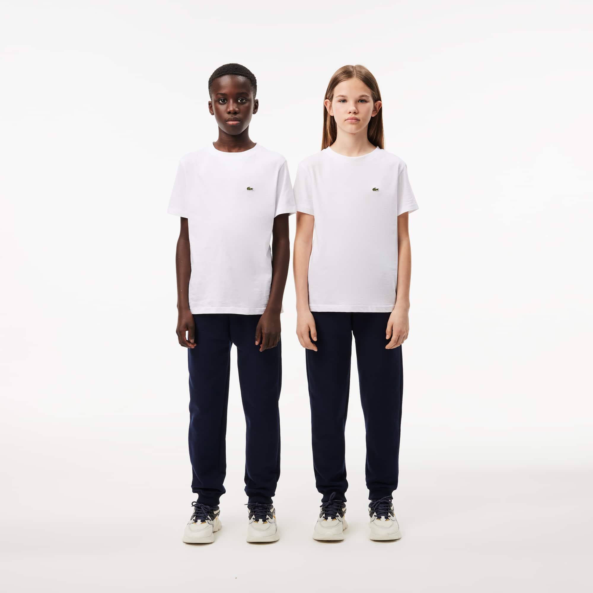 Lacoste Pantalones Deportivos De Polar Para Niños Azul