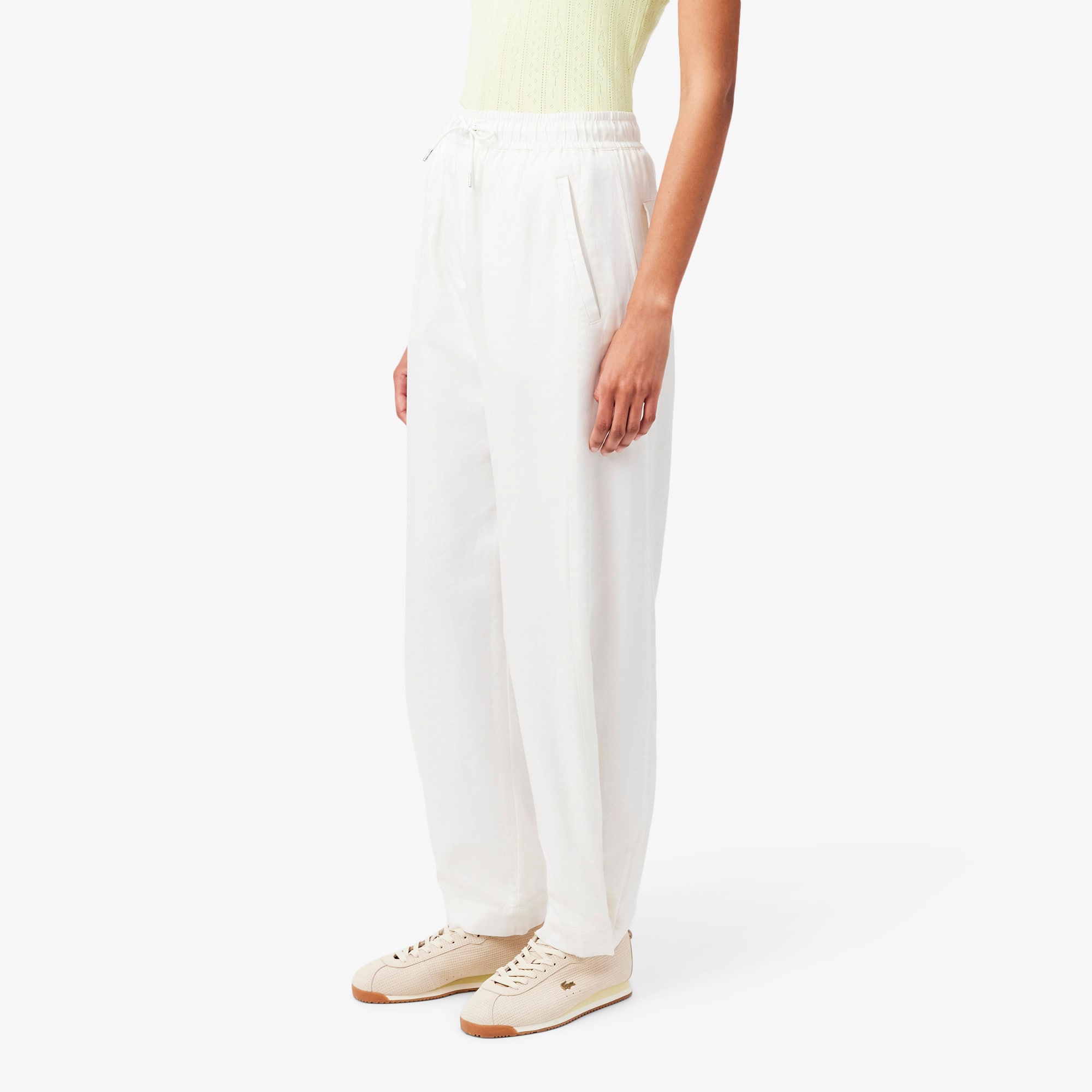 Wide Fit Fluid Pants - Pants & Leggings - New In 2026 | Lacoste