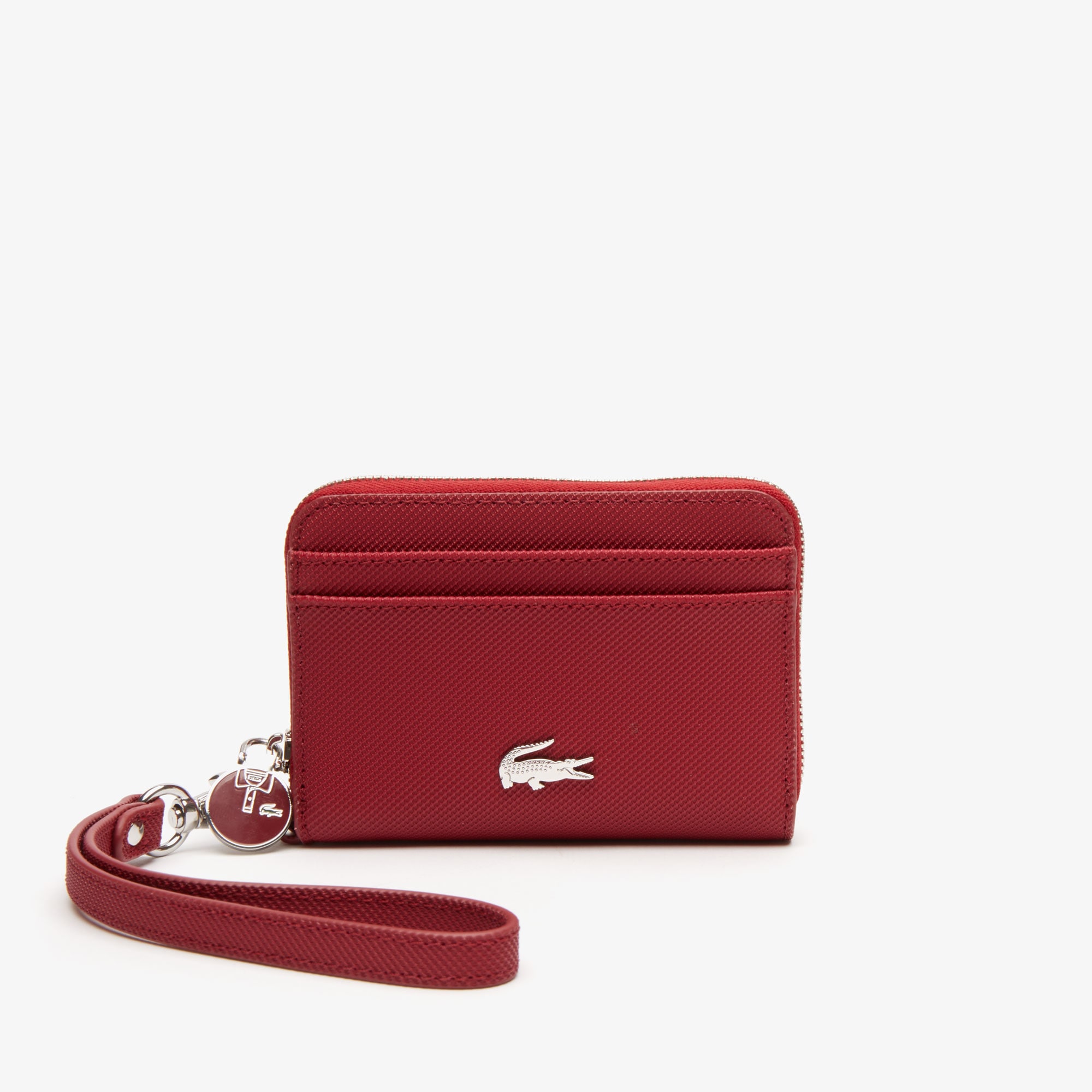 Women's Daily Classic Small Coated Canvas Wallet LACOSTE