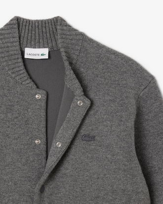 Men's Merino Wool Jersey Bomber Jacket