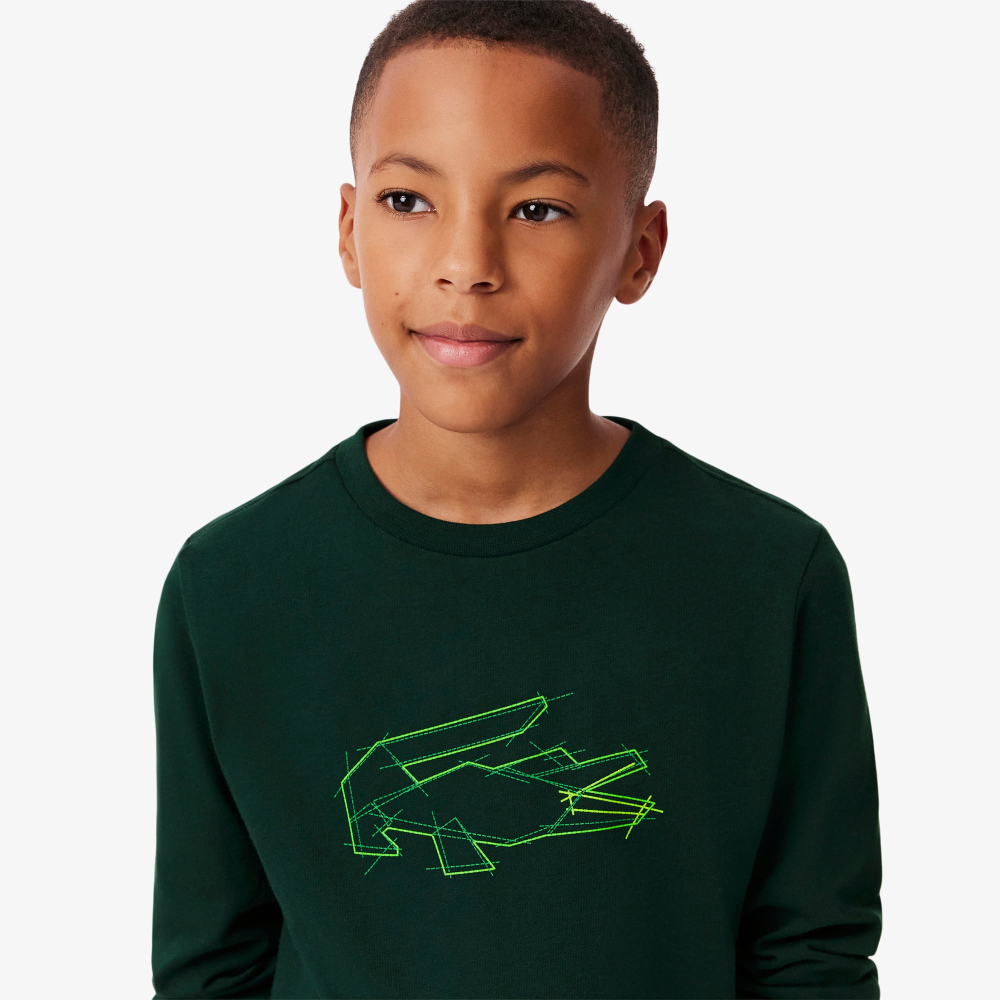 Kids' Heavy Cotton Crocodile Graphic T-Shirt - T-Shirts & Tops