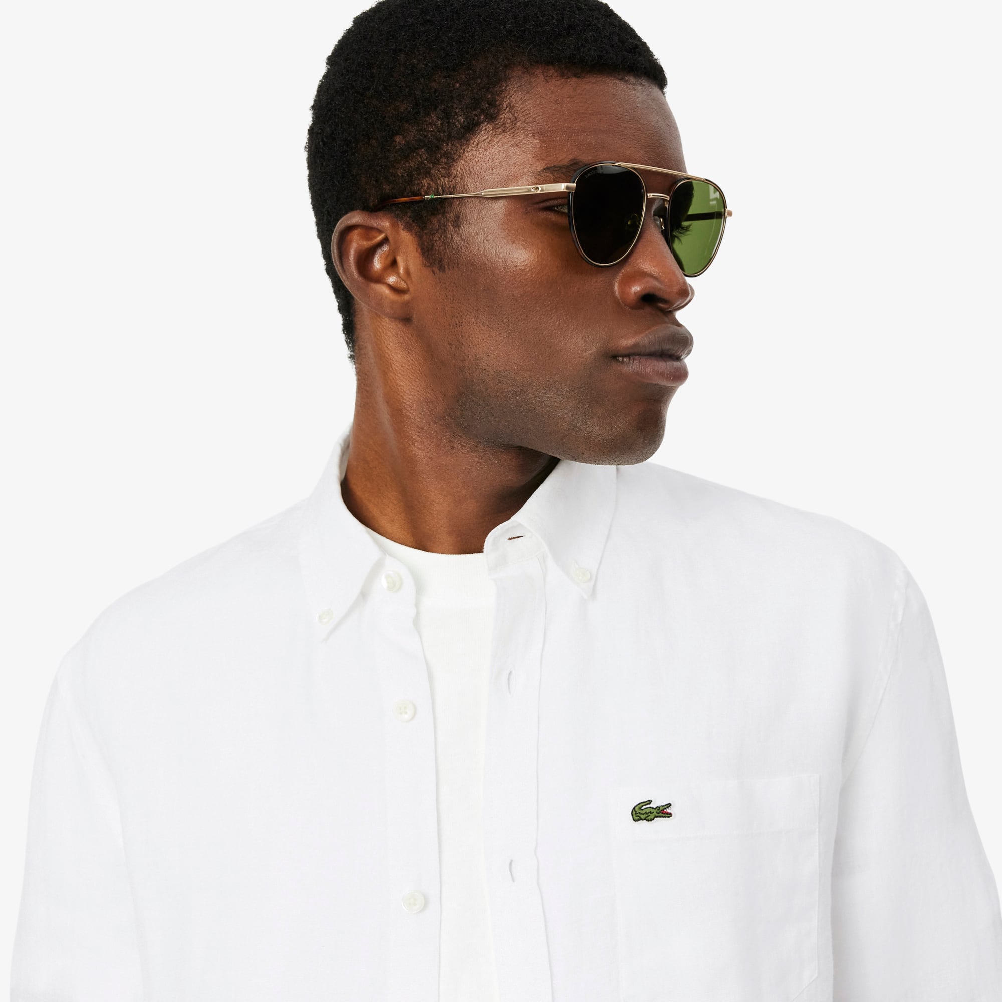 Men's Regular Fit Linen Shirt
