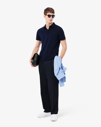 Men's Regular Fit Paris Stretch Piqu&eacute; Polo