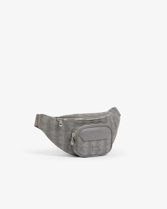 Sac banane zipp&eacute; The Blend en toile monogramme