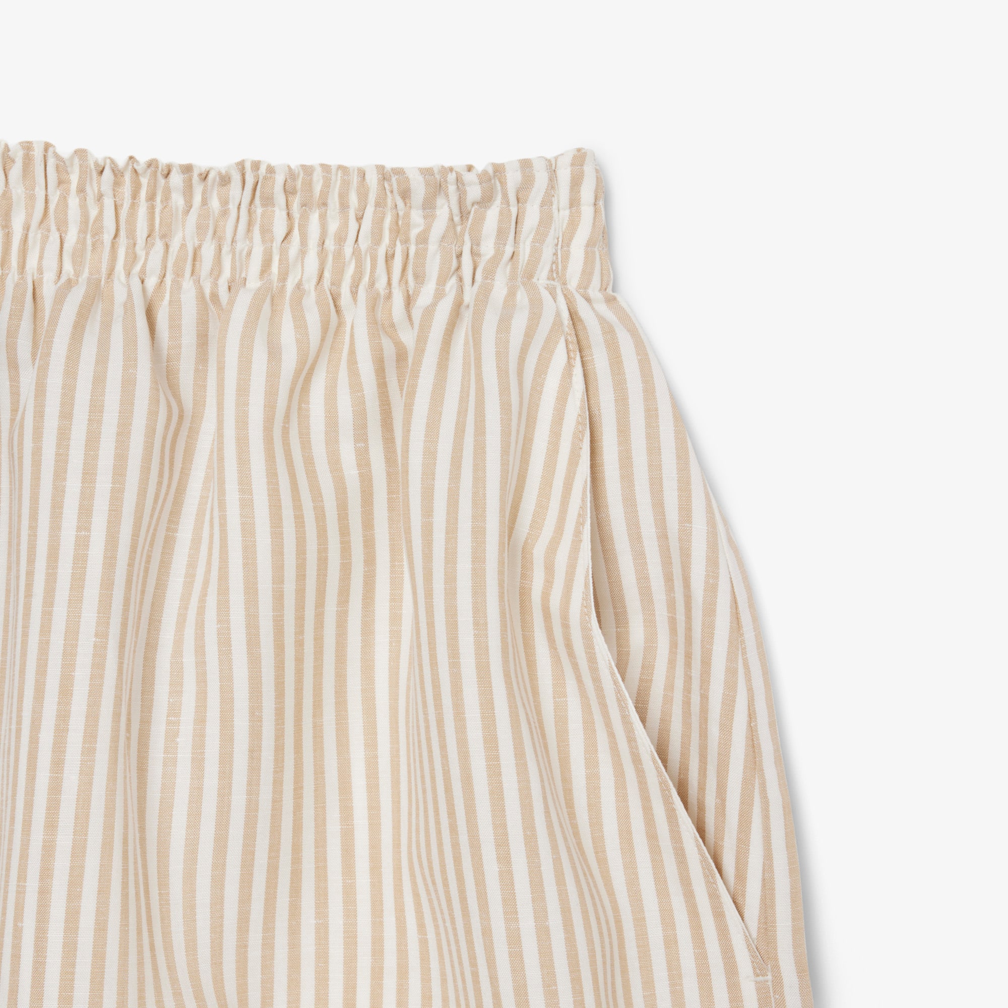 Oversized Linen Blend Shorts