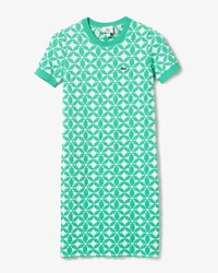 Women's Lacoste L!VE Vintage Design Jacquard Sweater Dress