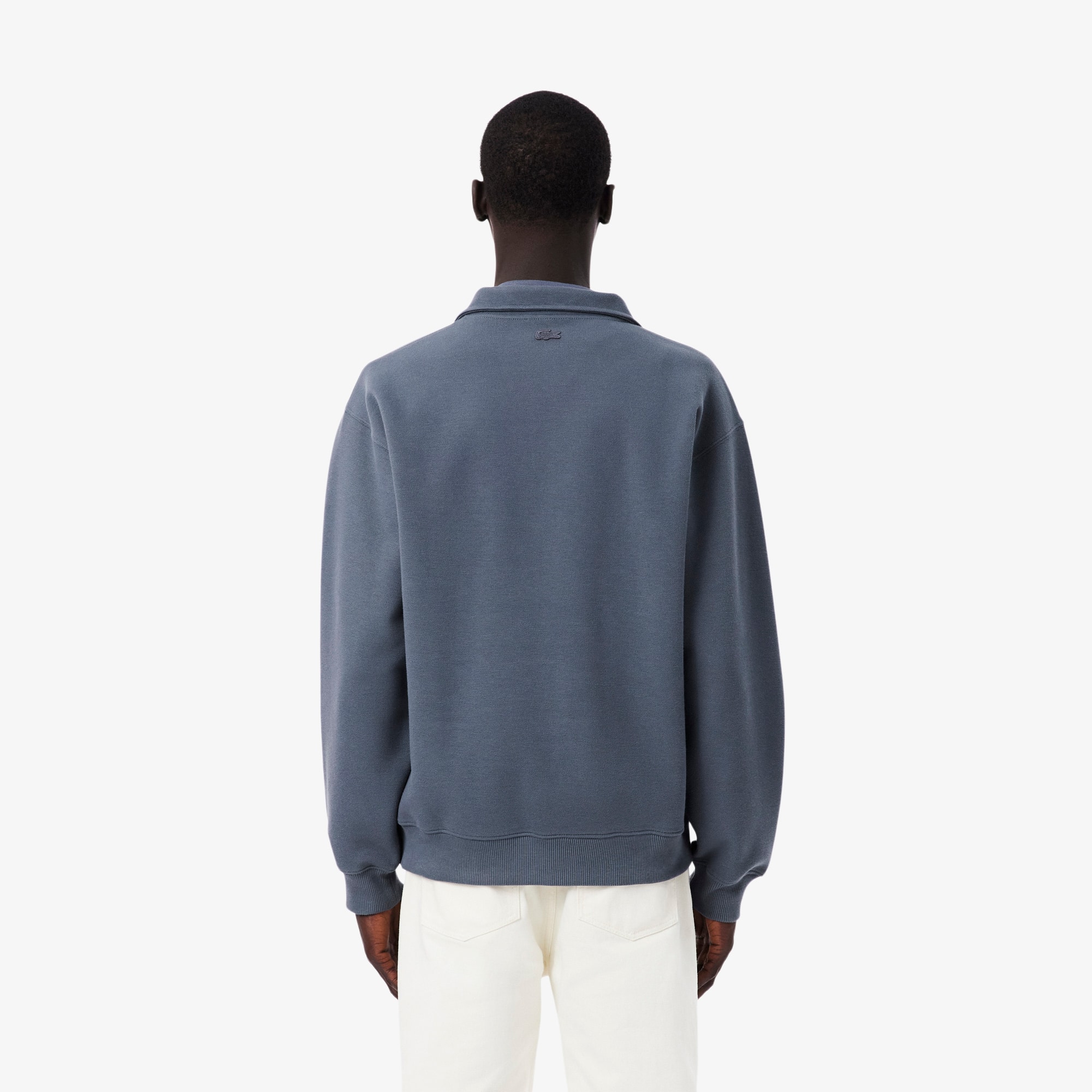 Branded Piqué Sweatshirt