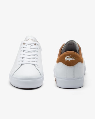 Men's Powercourt Leather Sneakers