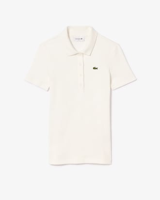 Women's Slim Fit L.12.D Ribbed Cotton Polo