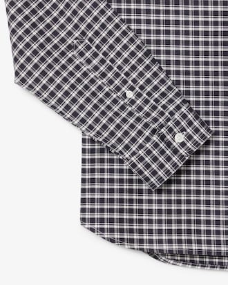 Men's Regular Fit Stretch Plaid Shirt