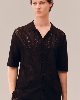 Lacy Knit Crocodile Shirt