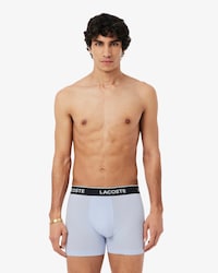 Lot de 3 boxers longs coton stretch