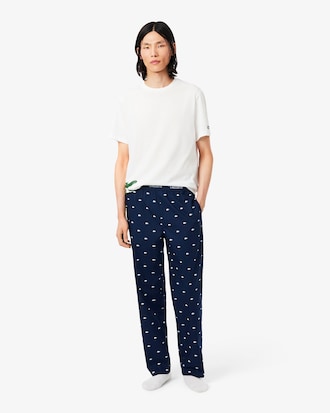 Printed Poplin Pajama Pants