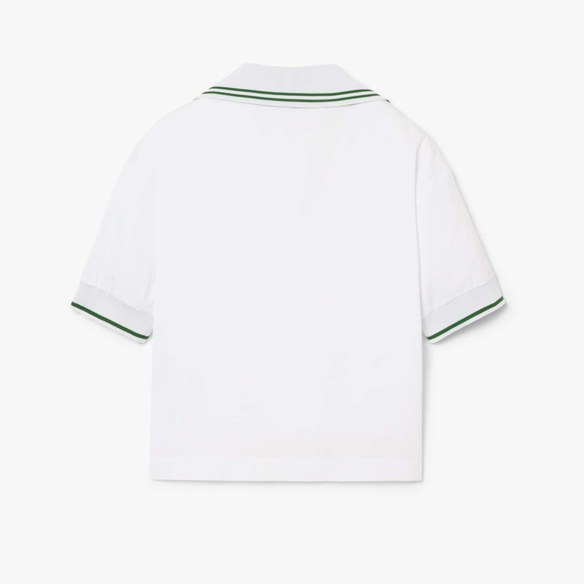 Runway Logo Collar Oversized Popover Shirt