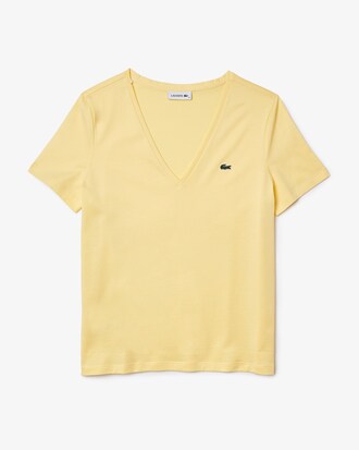 Women&rsquo;s V-Neck Loose Fit Cotton T-Shirt