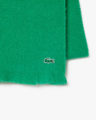 Women's Wide Fuzzy Wool Scarf