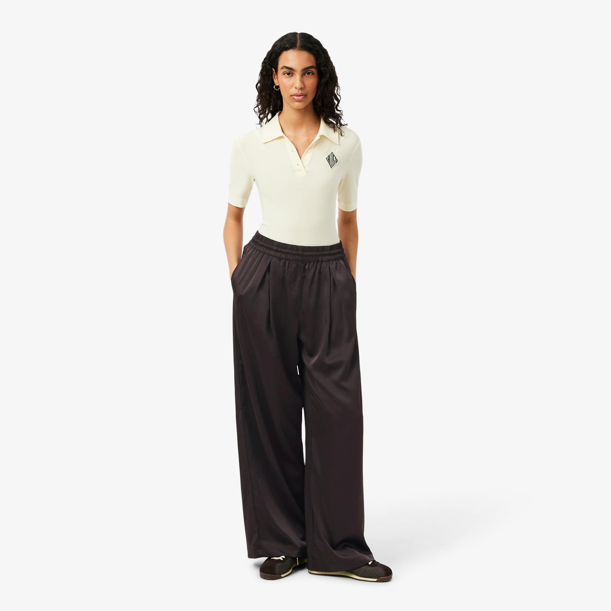 Oversized Elasticated Satin Pants - Pants & Leggings - New In 2026