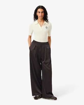 Oversized Elasticated Satin Pants