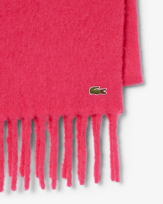 Unisex Fringed Alpaca Wool Scarf