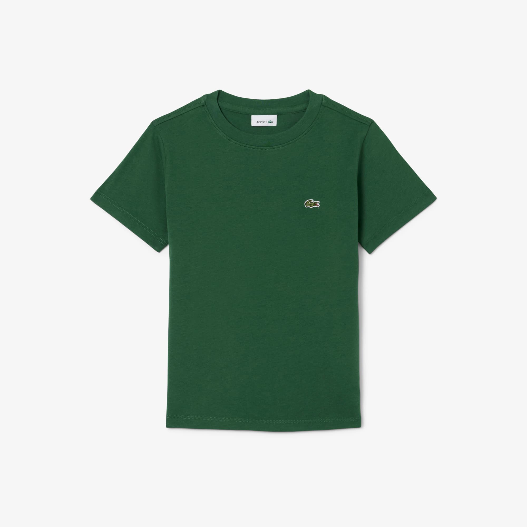 Lacoste Kids' Cotton T-shirt - 10 Years In Green